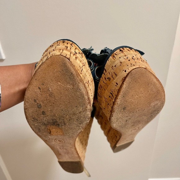 COPY - Chanel Wedges Heels Sandals - Picture 8 of 9